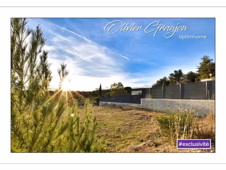 vente terrain 754 m² saint-gély-du-fesc (34980)