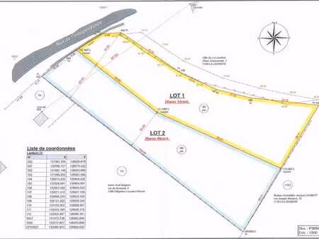 terrain constructible à vendre à strepy bracquegnies