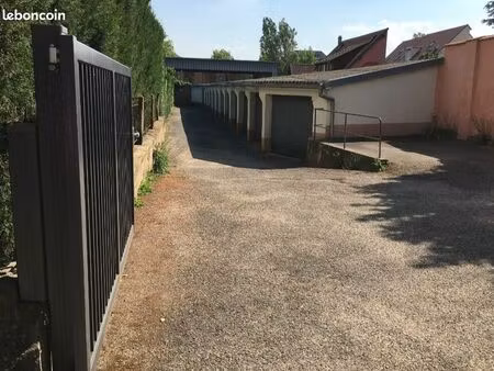 colmar - garage sécurisé proche gare  hôpital  place saint-joseph et centre-ville