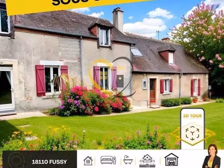 vente maison 9 pièces 180 m² fussy (18110)