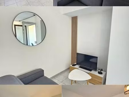 vente studio meublé avec terrasse et garage face à la frontière avec genève