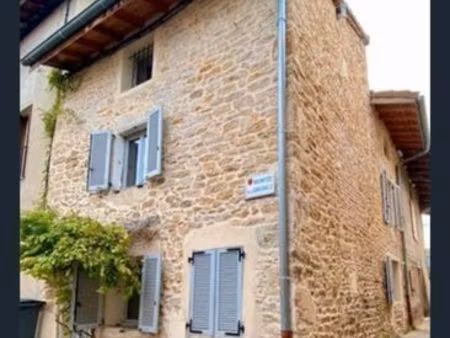 maison de village en pierre 4 chambres ou 3 chambres + 1 bureau - dpe c