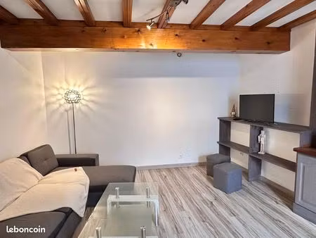 location maison t2 53m² meublée 570 hc + 20 charges