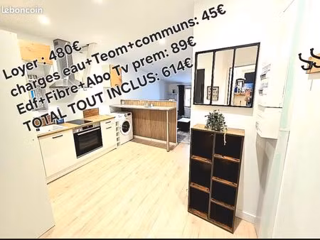 appartement t2 meublé et rénové hypercentre foix