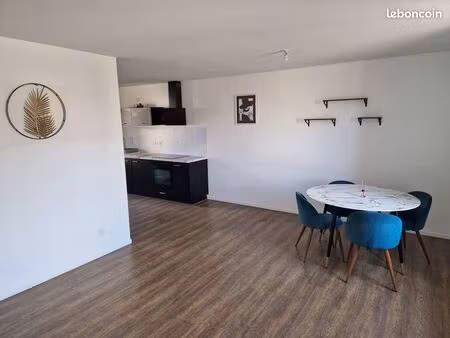 appartement t4 meublé – 75 m² – terrasse – proche centre-ville