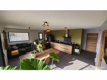 maison individuelle plain-pied neuve (2023) - 80 m² - 4 pièces avec garage et terrasse  te