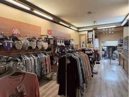 lingerie - atelier de retouche - mercerie - fonds de commerce à céder cause départ à la re