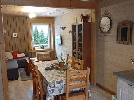 appartement 3 pièces 60m2 style chalet