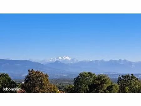 a louer superbe appartement t3 meublé de standing vue sur les alpes  le lac léman et le mo