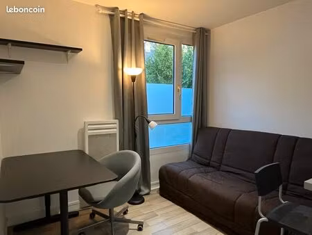 caen universite - studio meublé 1 piece 18 m²