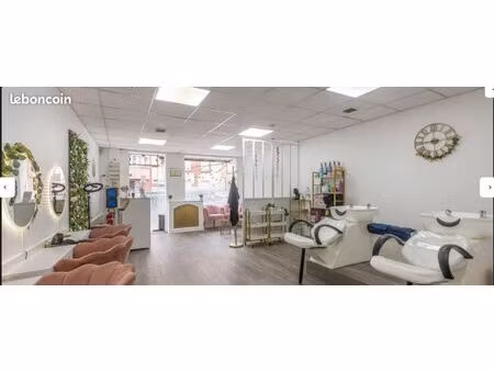 à vendre fond de commerce salon de coiffure + appartement + garage et cave