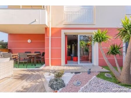 appartement rdj dans résidence calme