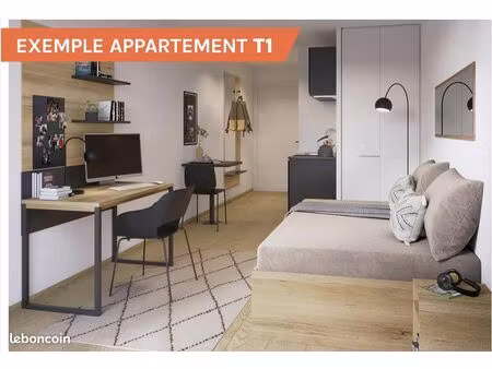 vente studio lmnp dijon