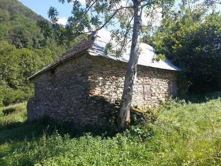 terrain 1 03 ha à vendre avec grange - vallée d'ustou
