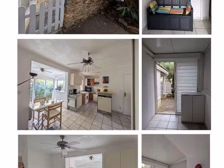 gruissan pinède-t2 meublé en rez de jardin proche plage