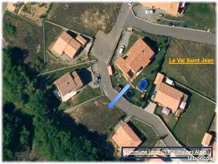 terrain viabilisé 1017 m2 a lazer (hautes alpes - 05)