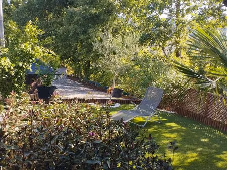 grand rez de jardin sans vis a vis