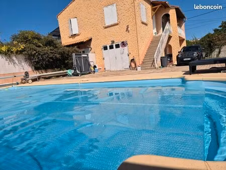 esprit villa – 1er étage indépendant avec jardin  piscine et vues exceptionnelles