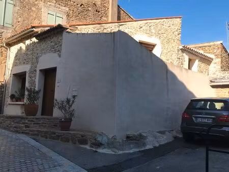 maison en pierres rénovée avec garage et jardinet