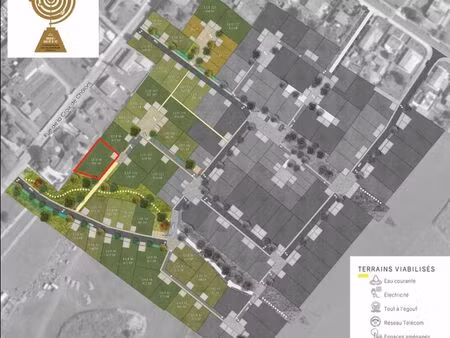 terrain viabilisé 701 m² – le gua (17600)