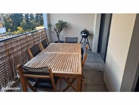 appartement t3 65 m² – clim – box fermé – 2 balcons