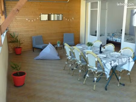 grand t2 bis de 56m2 avec belle terrasse de 30m2