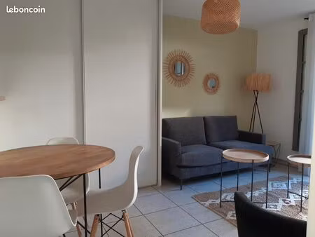 particulier loue t2 meublé st denis centre