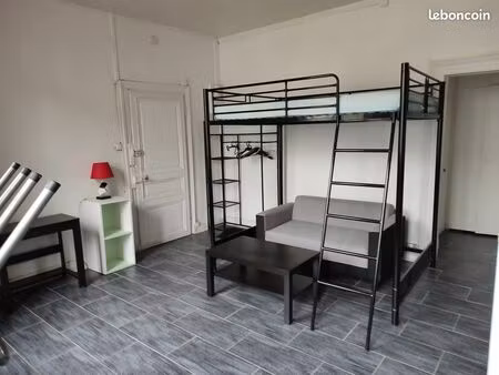 studio meublé 29 m² – rez-de-chaussée – secteur calme