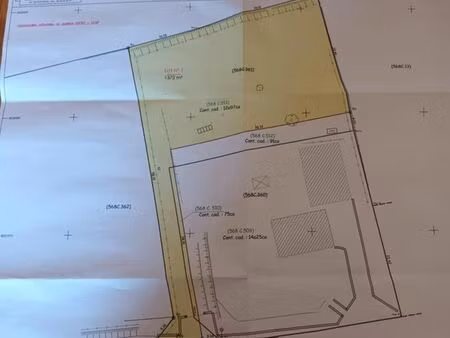 ? terrain à bâtir 1 372 m² – sud – viabilisé – proche caen et bayeux