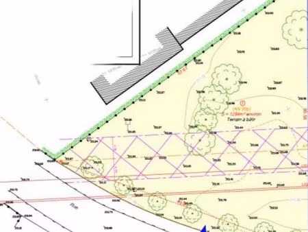 terrain à bâtir 1 293 m²