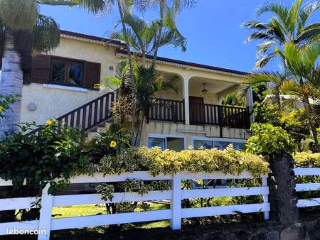 agréable villa f4 + studio indépendant – location nue – bois de nèfles / saint-paul