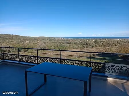 maison récente vue panoramique mer et maquis secteur listinchellu