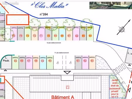 place de parking privee exterieur a louer place 69