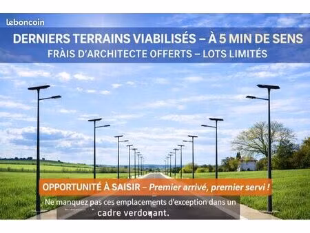 terrain à bâtir viabilisé