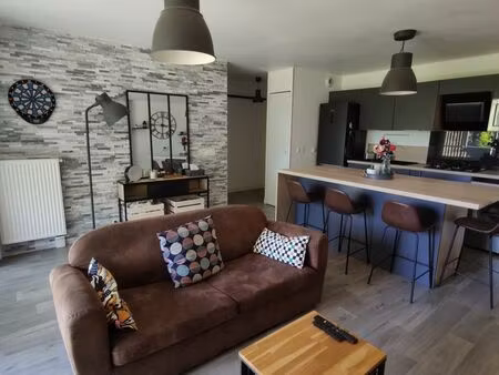 t2 - bègles - 47m2 - rdc - meublé