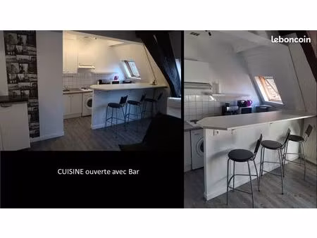 t1 centre ville 26m²  tt charges (chauffage – électricité - eau)