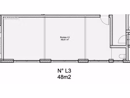 bureau 48 m²