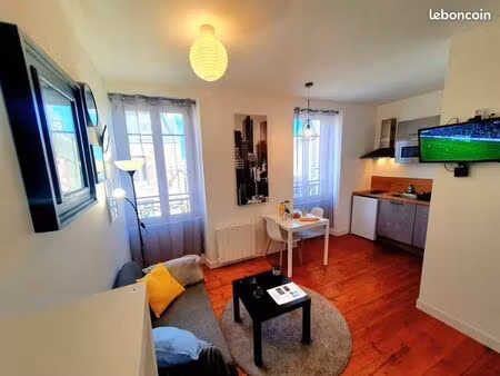 t2 meublé 1er étage quartier robien saint-brieuc