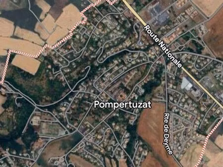 terrain avec vue à pompertuzat