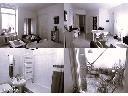 appartement 2 pièces centre ville parking terrasse