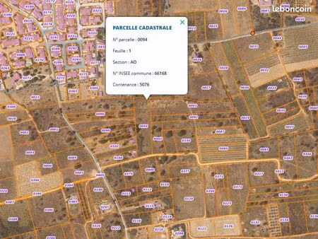terrain agricole 5 076 m² saint andre