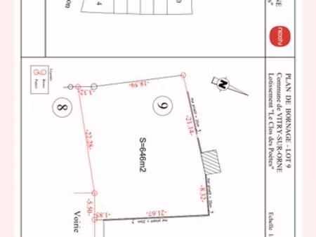 vend terrain viabilisé