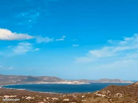 terrain - lumio - vue mer