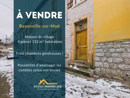 maison de village 4 pièces 132 m²