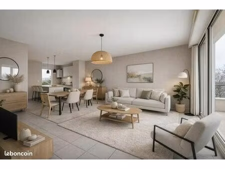 appartement dernier étage avec balcons et parking 2 places en sous-sol