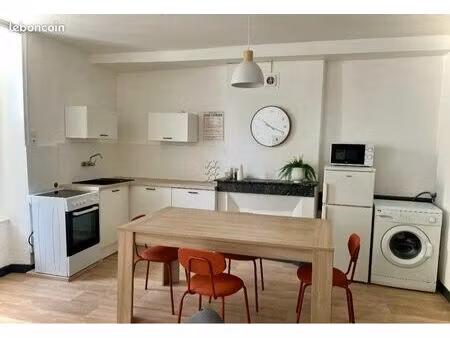 t2 meublé refait à neuf centre de cormery