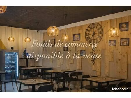 fond de commerce burger numéro 1-100% maison