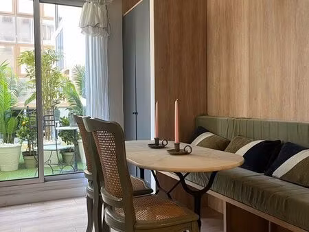 2p centre ville avec terrasse