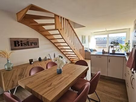 10mn de saint-avold - superbe f3 avec terrasse et garage