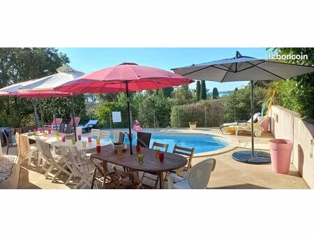 superbe maison à 200 m de la mer et piscine – sainte-maxime / la nartelle